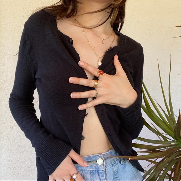 Black Medina cardigan (cross-list on depop) - Picture 2 of 4